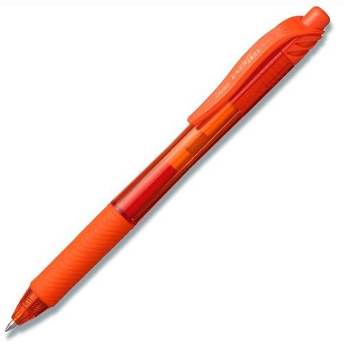 Bolígrafo Pentel EnerGel Naranja 0,7 mm (12 Piezas)