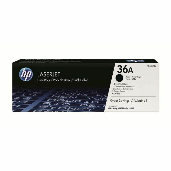 Tóner Original HP CB436AD Negro 1