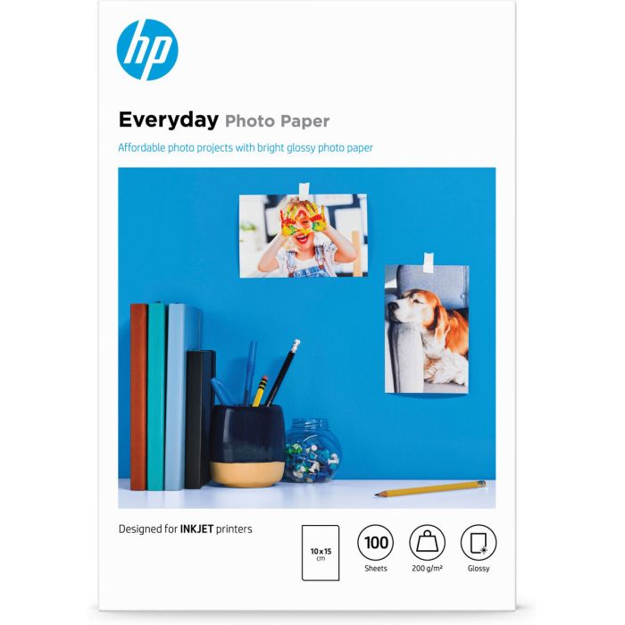 Papel Fotográfico Brillante HP CR757A (1 unidad)