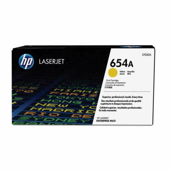 HP 654A Toner HP654A Amarillo (CF332A)