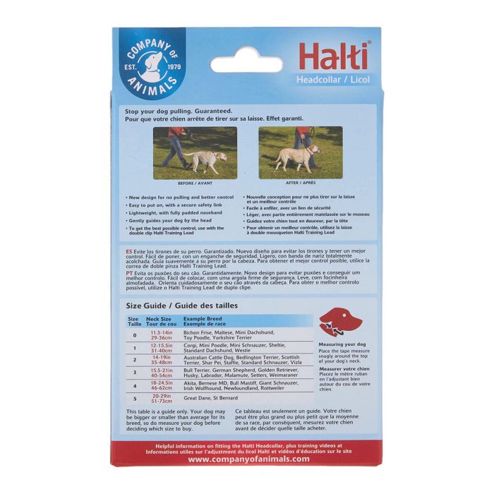 Collar de Adiestramiento para Perros Company of Animals Halti Negro Bozal (35-48 cm) 3