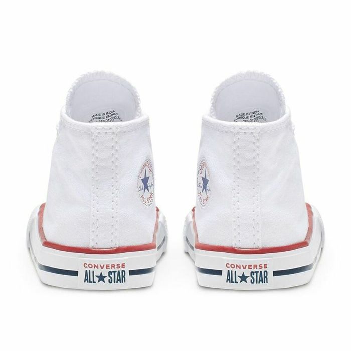Zapatillas de Deporte para Bebés Converse Chuck Taylor All Star High Blanco 3