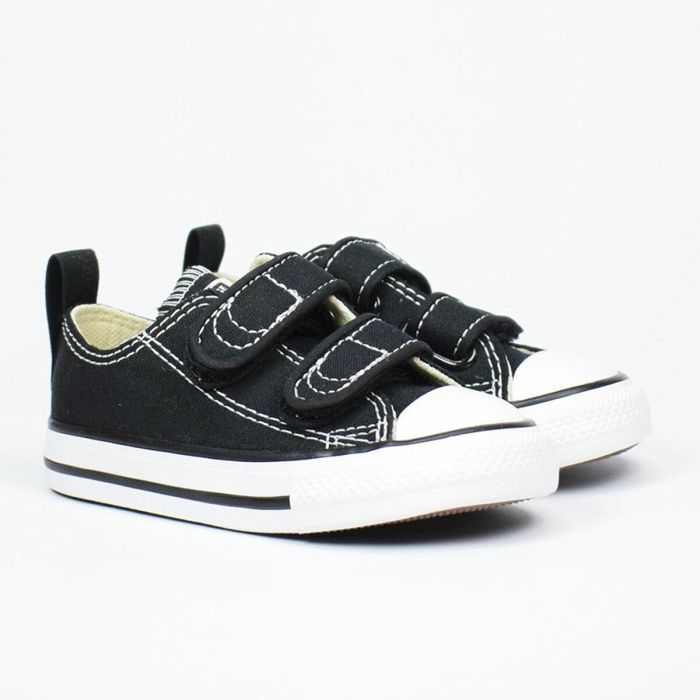 Zapatillas Casual Niño Converse Chuck Taylor All Star Negro Velcro 2