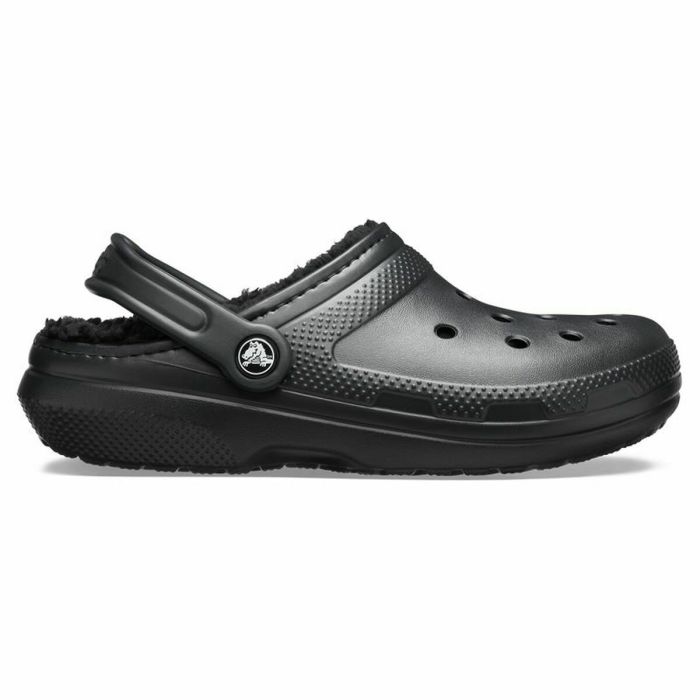 Zuecos Crocs Classic Lined Clog Negro 37-38