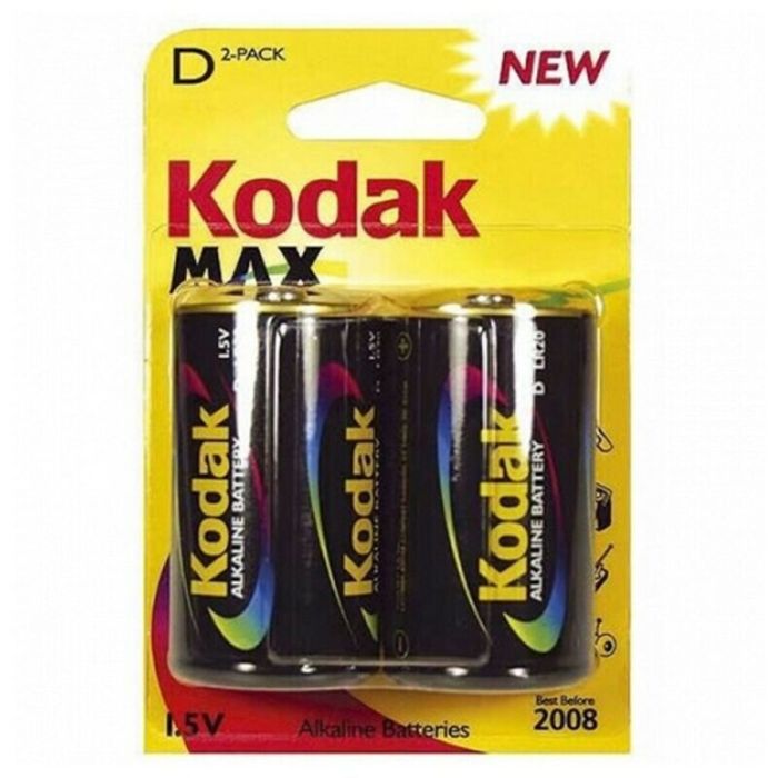 Kodak Pilas extralife alcalinas d - lr20 - pack 2 uds