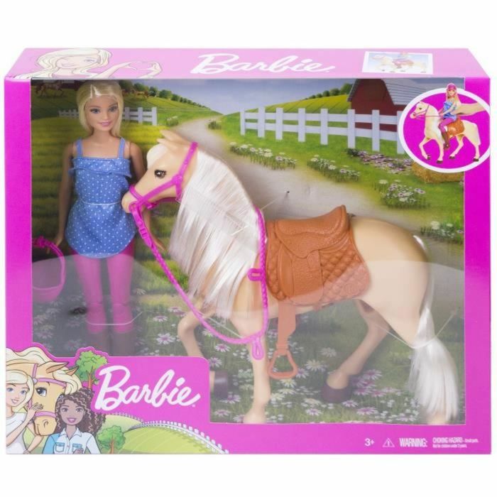 Muñeca Barbie FXH13 Caballo 1