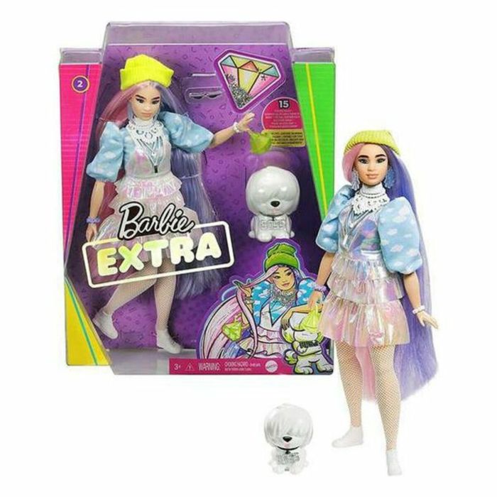 Muñeca Barbie Fashionista Barbie Extra Neon Green Ma 1