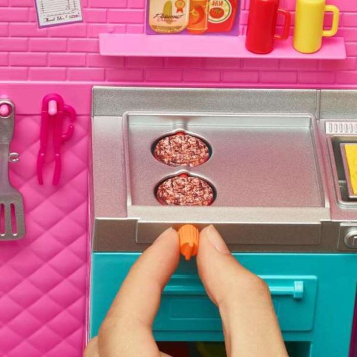 Playset Food Truck Barbie Muñecas 5