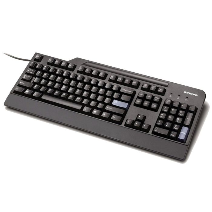 Teclado con Lector Smartcard Lenovo 4X30E51034 Qwerty Español Negro 1