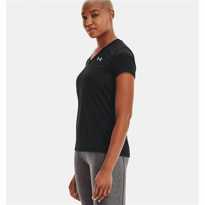 Camiseta de Manga Corta Mujer Under Armour Tech SSV Solid Negro 2