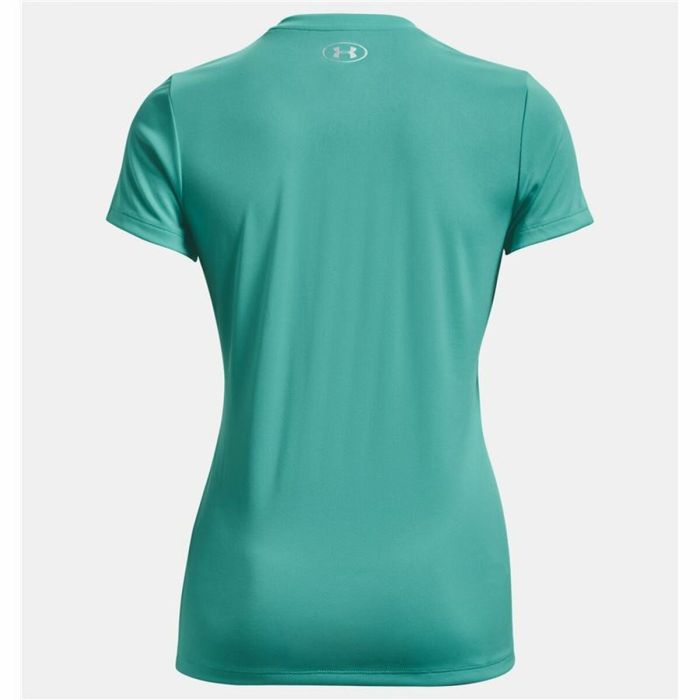 Camiseta de Manga Corta Mujer Under Armour Tech SSV Solid Aguamarina 4