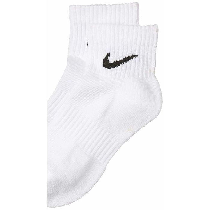 Calcetines Deportivos Nike EVERYDAY CUSHIONED SX7667 100 B Blanco 1