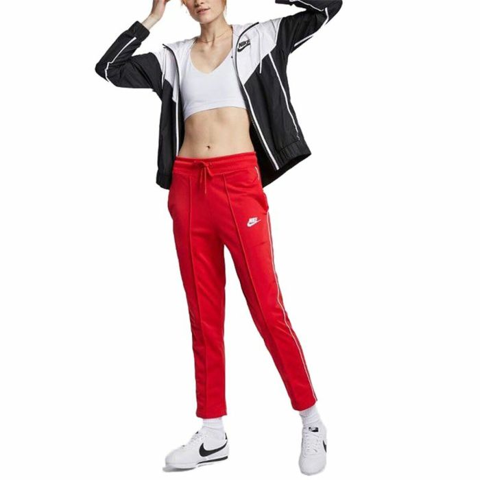 Pantalón de Chándal para Adultos Nike Sportswear Heritage Mujer Rojo Carmesí 2