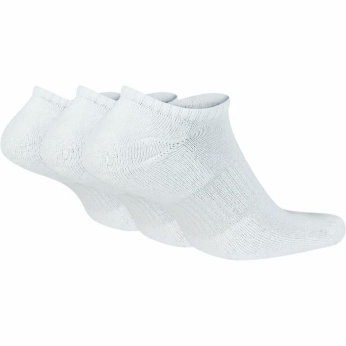 Calcetines Tobilleros Nike Everyday Cushioned 3 pares Blanco 1