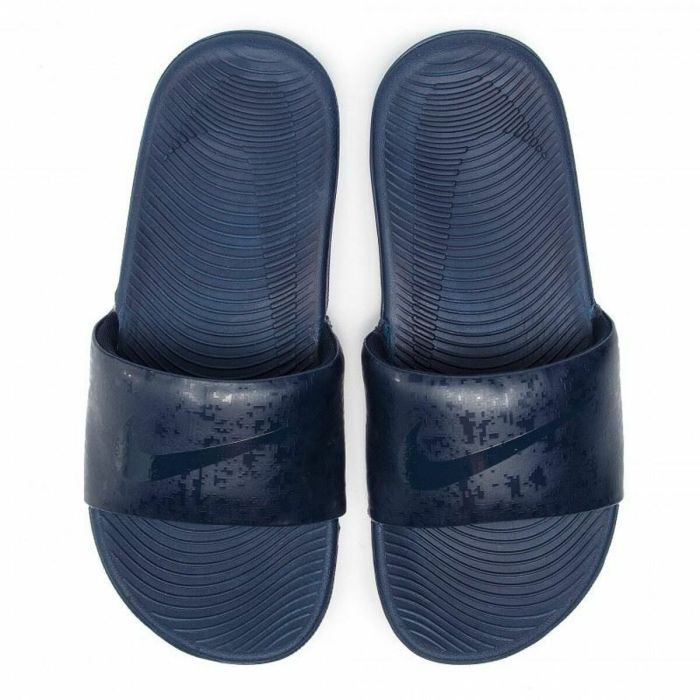 Chanclas para Niños Nike Kawa Slide Azul oscuro 1