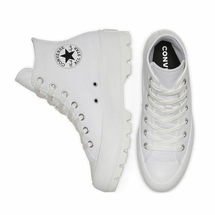 Zapatillas Casual Mujer Converse All Star Lugged Blanco 3