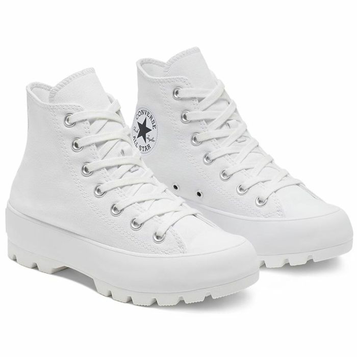 Zapatillas Casual Mujer Converse All Star Lugged Blanco 4