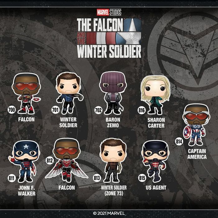Figura Coleccionable Funko The Falcon & Winter Soldier - US Agent Nº 815 1 Figura Coleccionable Funko The Falcon & Winter Soldier - US Agent Nº 815 1