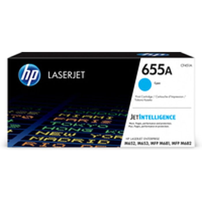 Hp Laserjet Enterprise M652 Toner Cyan 655A