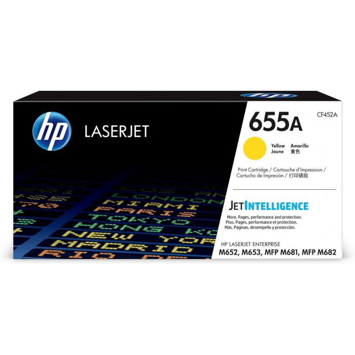 Hp Laserjet Enterprise M652 Toner Amarillo 655A