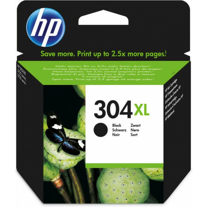 Cartucho de tinta negro original HP 304XL para HP DeskJet 2620/2630/3720/3730 (N9K08AE)