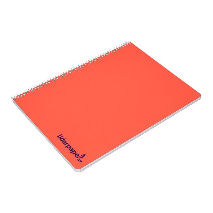 Cuaderno Espiral Liderpapel A4 Wonder Tapa Plastico 80H 90 gr Cuadro 3 mm Con Margen Colores Surtidos 10 unidades 5