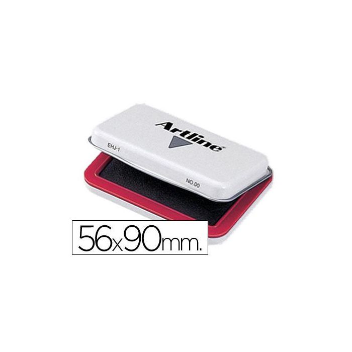 Tampon Artline Nº0 Rojo 56x90 mm