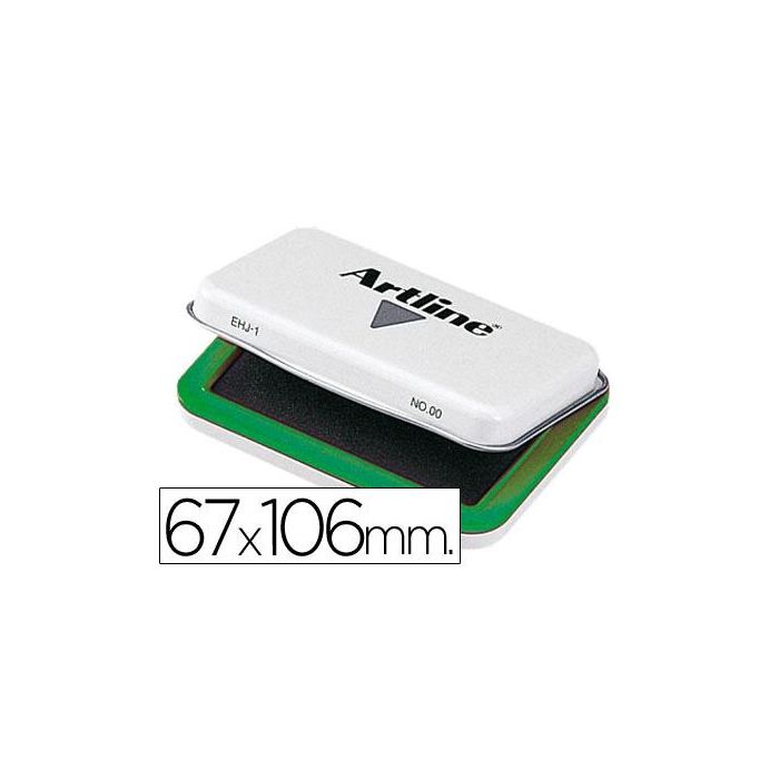 Tampon Artline Nº1 Verde 67x106 mm