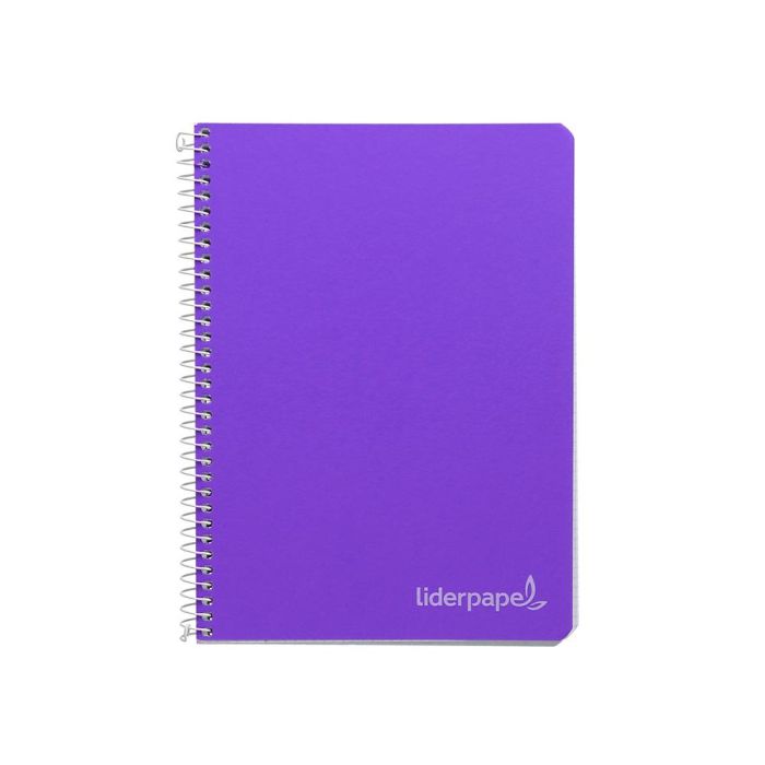 Cuaderno Espiral Liderpapel A4 Micro Witty Tapa Dura 140H 75 gr Cuadro 5 mm 5 Bandas 4 Taladros Colores Surtidos 2