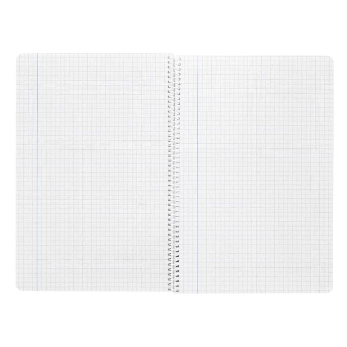 Cuaderno Espiral Liderpapel Folio Witty Tapa Dura 80H 75 gr Cuadro 4 mm Con Margen Color Amarillo 5 unidades 7