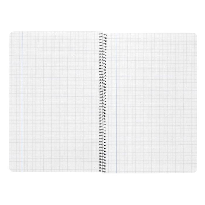 Cuaderno Espiral Liderpapel Folio Witty Tapa Dura 80H 75 gr Cuadro 4 mm Con Margen Color Negro 5 unidades 6