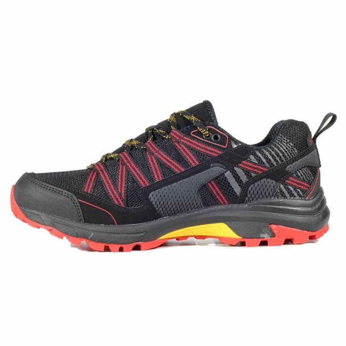 Zapatillas Deportivas Hombre Hi-Tec Gravel Rojo Negro 5