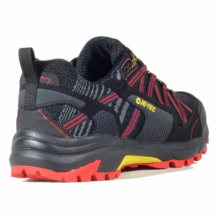 Zapatillas Deportivas Hombre Hi-Tec Gravel Rojo Negro 1