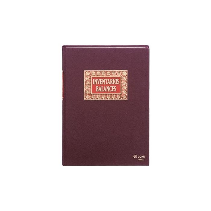 Dohe libro de contabilidad-inventario y balances- folio natural 100 hojas