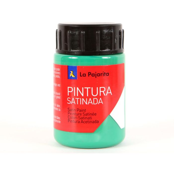 La Pajarita Témpera Escolar Bote De 35 mL Satinada Verde Manigua L-18 1