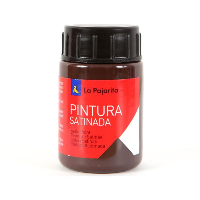 La Pajarita Témpera Escolar Bote De 35 mL Satinada Marron L-10 1