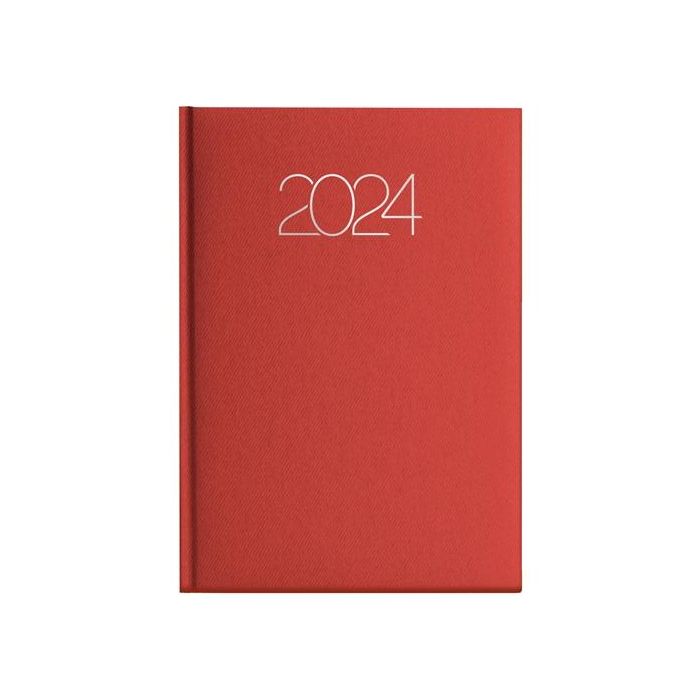Deusto Dietario 58-Premium D07 Base 14,5x20,5 cm D-P 2024 Rojo-759