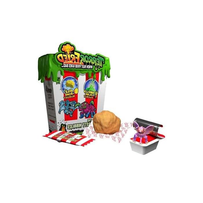 Terror Fried Mordisco Asqueroso. Incluye 2 figuras sorpresas y bolsa de salsa slime apestosa sdicional. 1