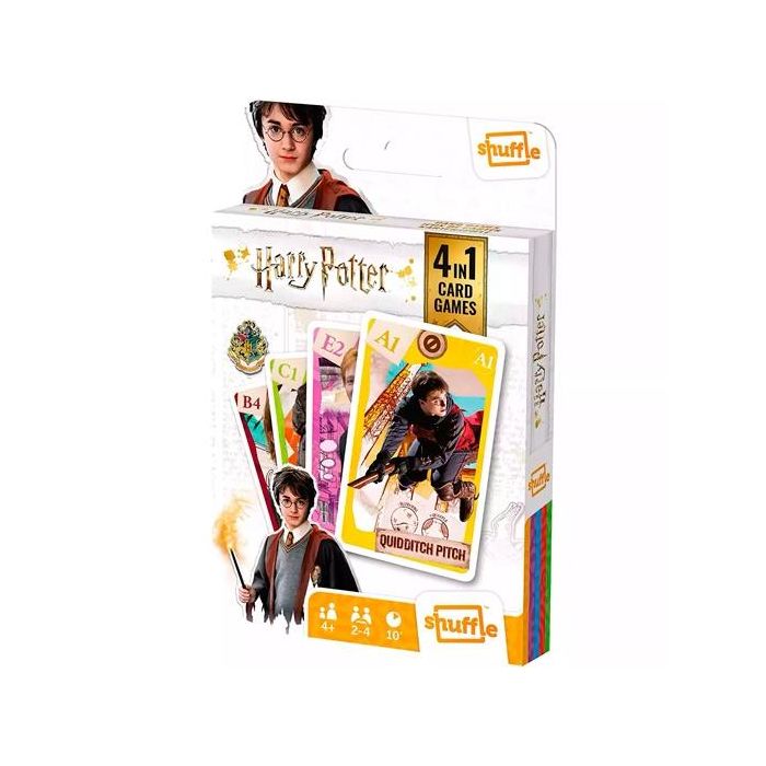 Shuffle Baraja Infantil 4 En 1 Harry Potter +4 Años
