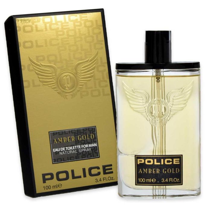 Police Amber gold eau de toilette for man 100 ml vaporizador