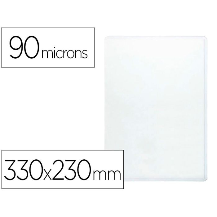 Funda Portadocumento Folio 90 Micras Pvc Transparente 100 unidades