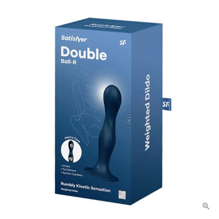 Satisfyer Double ball-r rumbly kinetic sensattion dildo