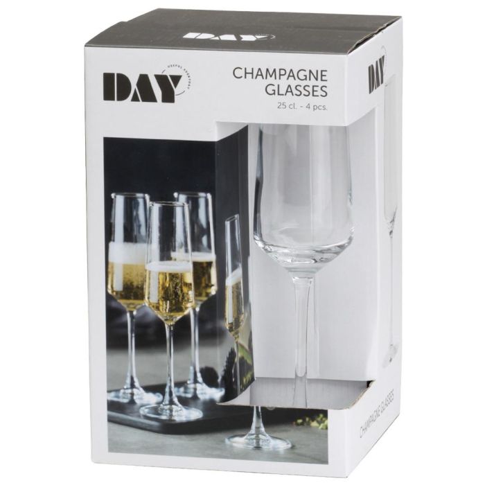 Juego De 4 Copas Cava 250 Ml Day 4