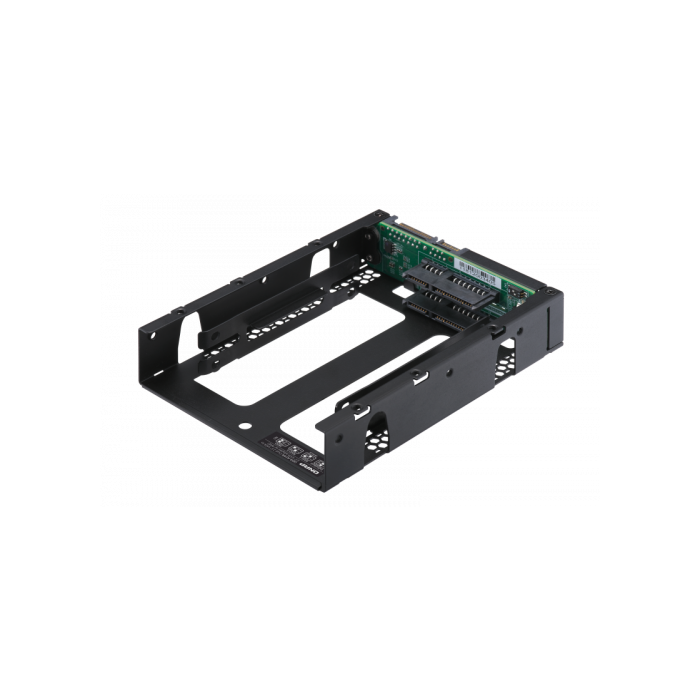 QNAP QDA-A2AR caja para disco duro externo 2.5" Carcasa de disco duro/SSD Negro