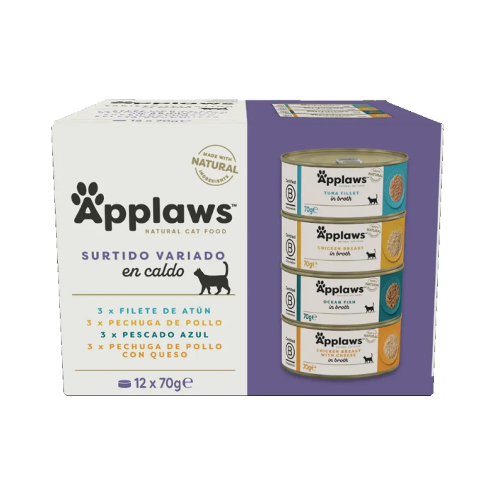 Applaws Cat Lata Seleccion Suprema Multipack 12x70 gr