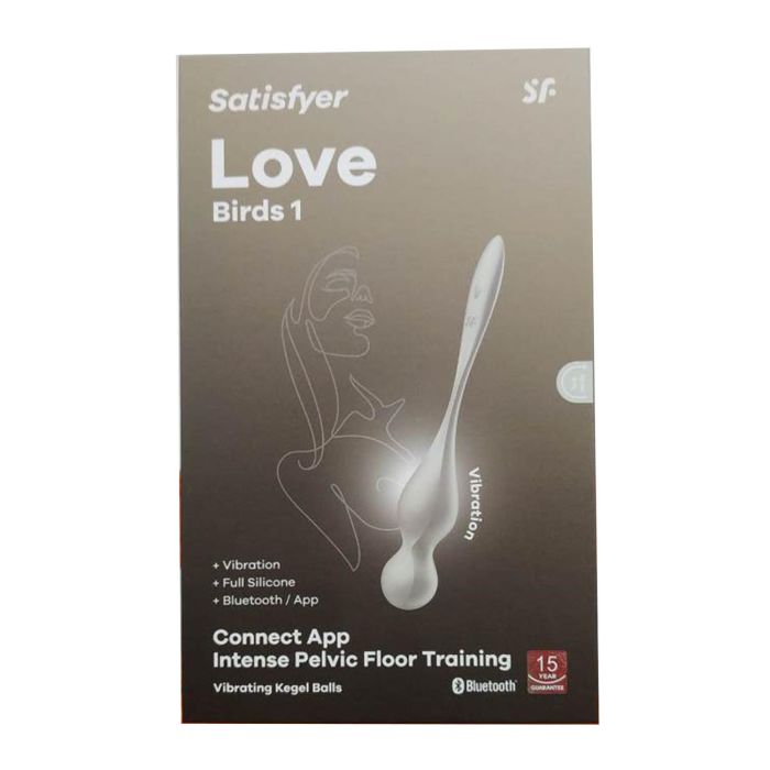 Satisfyer Love birds 1 intense pelvic floor training app beige