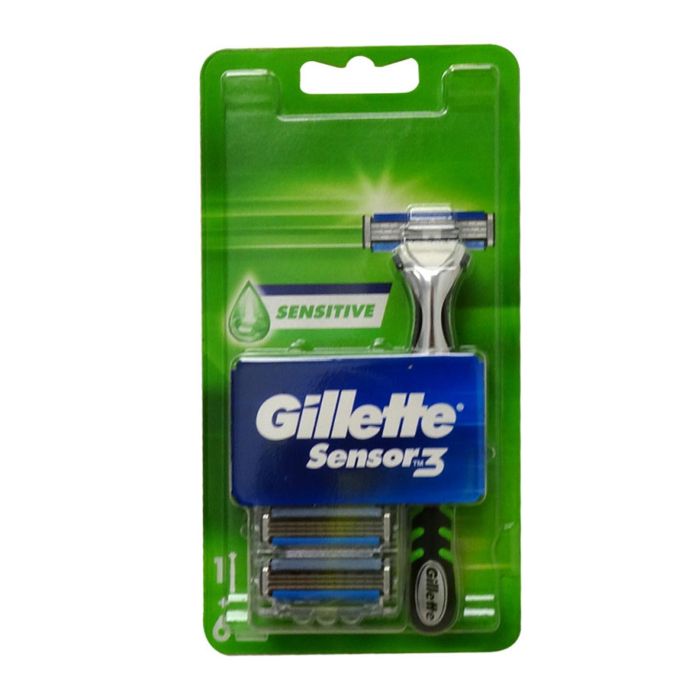 Gillette Sensor3 sensitive cuchilla de afeitar pack 1un + recambio cuchillas pack
