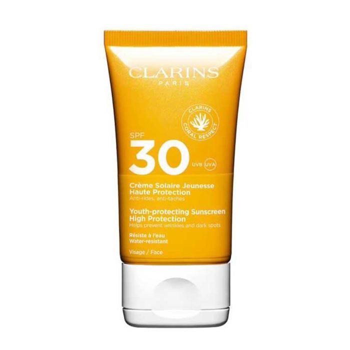 Clarins Solar Crema Tacto Seco Rostro Uva-Uvb30