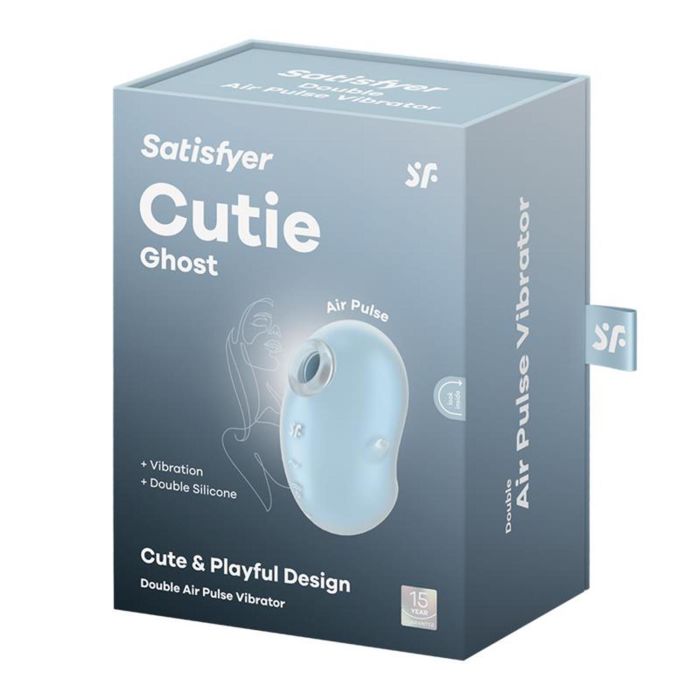 Satisfyer Cutie heart estimulador y vibrador de aire azul