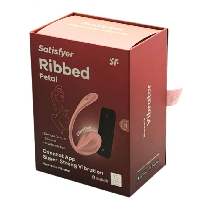 Satisfyer Ribbed petal vibrador wearable rosa
